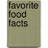 Favorite Food Facts