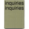 Inquiries Inquiries by Lewis Cass