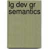 Lg Dev Gr Semantics door Zwicky