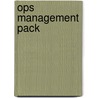 Ops Management Pack door Nicky Shaw