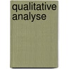 Qualitative Analyse door Helmut Hofmann