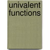 Univalent Functions door G. Schober