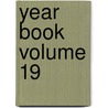 Year Book Volume 19 by Carnegie Institution of Washington