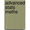 Advanced Stats Meths door Emma Holian