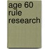 Age 60 Rule Research