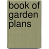 Book of Garden Plans door Stephen F 1884 Hamblin