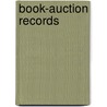 Book-Auction Records door Onbekend