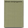 Börsen-Lernprogramm door Carl Ronca