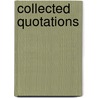 Collected Quotations door Julia Rothman