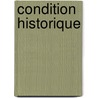 Condition Historique door Marcel Gauchet