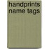 Handprints Name Tags
