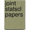 Joint Statscl Papers door E.S. Pearson