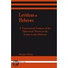 Leviticus in Hebrews door Mayjee Philip