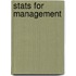 Stats for Management