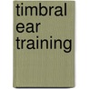 Timbral Ear Training door René Quesnel