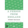 A Person from England door Fitzroy MacLean