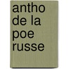Antho de La Poe Russe door Gall Collectifs