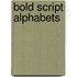 Bold Script Alphabets