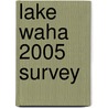 Lake Waha 2005 Survey by United States Government