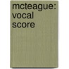 McTeague: Vocal Score door William Bolcom