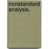 Nonstandard Analysis. by M. Goze