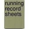 Running Record Sheets door Marie M. Clay