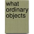 What Ordinary Objects