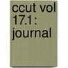 Ccut Vol 17.1: Journal by Authors Various