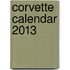 Corvette Calendar 2013