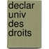 Declar Univ Des Droits