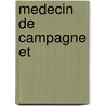 Medecin de Campagne Et by Frank Kafka