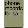 Phone Records for Sale door United States Congressional House