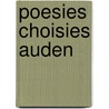 Poesies Choisies Auden door W.H. Auden
