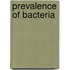 Prevalence of Bacteria