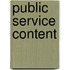 Public Service Content