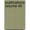 Publications Volume 40 door Great Britain Folklore Society