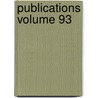 Publications Volume 93 door Presbyterian Church in Publication