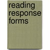 Reading Response Forms door Eleanor Summers