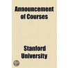 Announcement of Courses door Stanford University