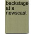 Backstage at a Newscast
