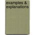 Examples & Explanations