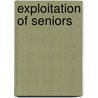 Exploitation of Seniors door United States Congress Senate