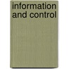 Information and Control door Pedro Balaguer