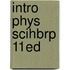 Intro Phys Scihbrp 11Ed