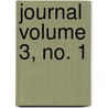 Journal Volume 3, No. 1 door New York Social Hygiene Society