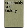 Nationality and History by H. Morse (Henry Morse) Stephens