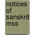 Notices of Sanskrit Mss