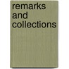 Remarks and Collections door Thomas Hearne