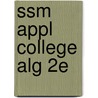 Ssm Appl College Alg 2E door Gareth Williams