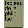 Tableau de La Philo Fse door Jean Wahl